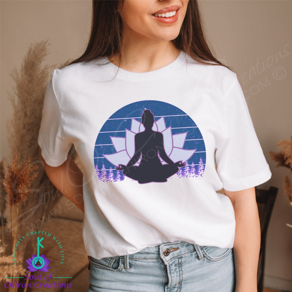 Zen Bloom Tee - White