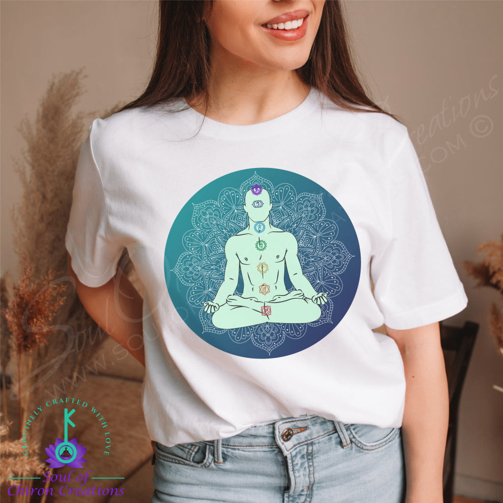 Women's Meditative Emerald Enlightenment - White