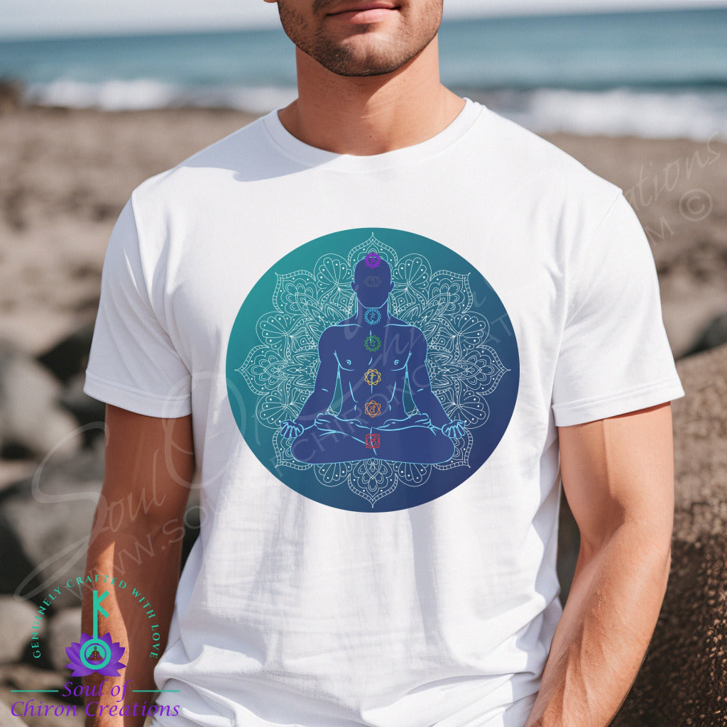 Men&#39;s Meditative Sapphire Enlightenment - White