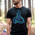 Sodalite Transcendent Serpent Tee for Men - Black